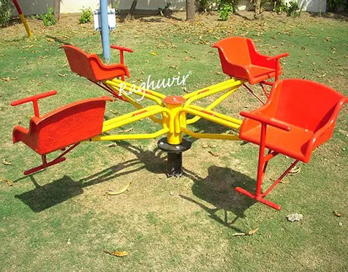 red 4 seater merry go round