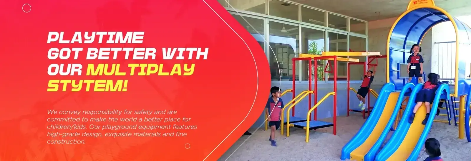 Outdoor Playground Equipments for Children Manufacturer in Gujarat