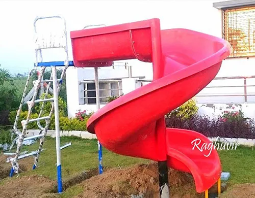 red fiber roller slide